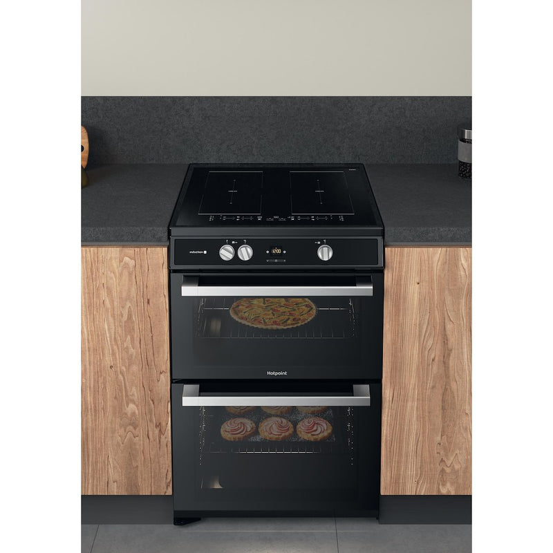 Hotpoint HDT67I9HM2C/UK Double cooker - Black (Discontinued)