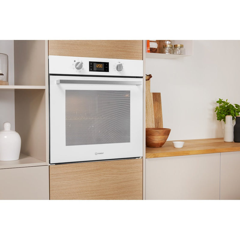 Indesit Aria IFW 6340 WH UK Electric Single Built-in Oven in White (Discontinued)