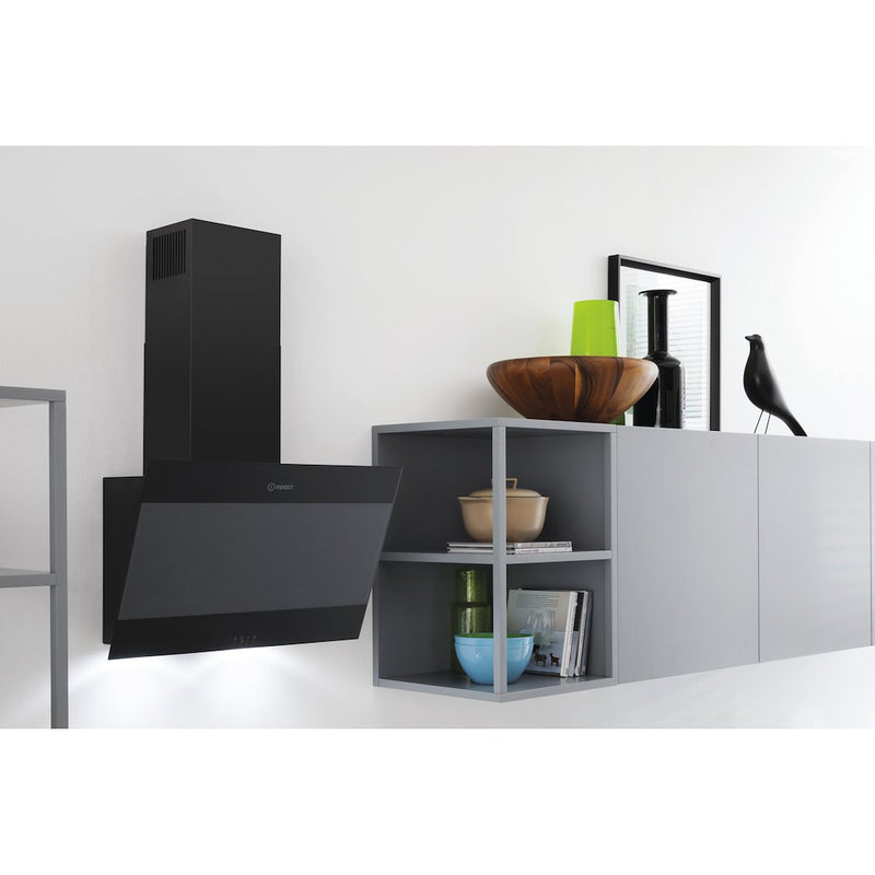 Indesit IHVP 6.6 LM K Cooker Hood in Black (Discontinued)