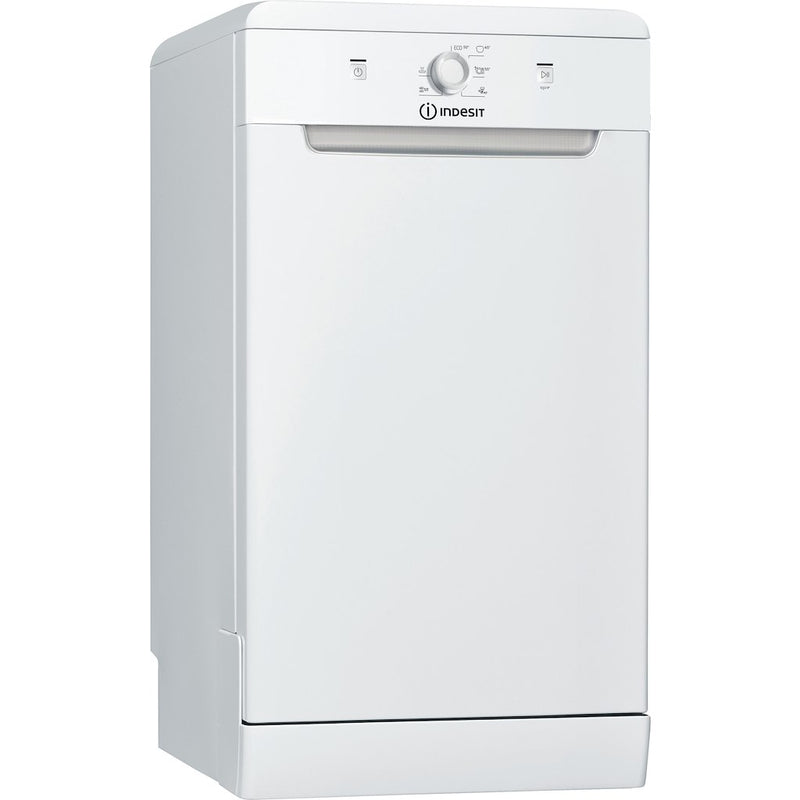 Indesit Slimline DF9E 1B10 UK Freestanding Dishwasher - White (Discontinued)