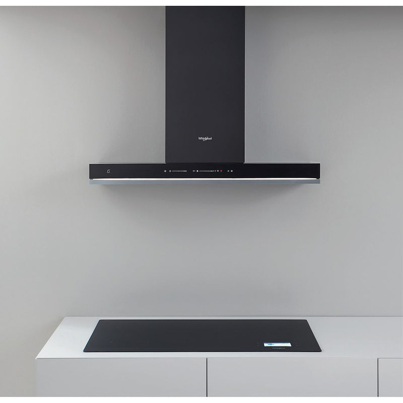 Whirlpool W Collection WHSS 90F L T C K Cooker Hood 90cm - Black (Discontinued)