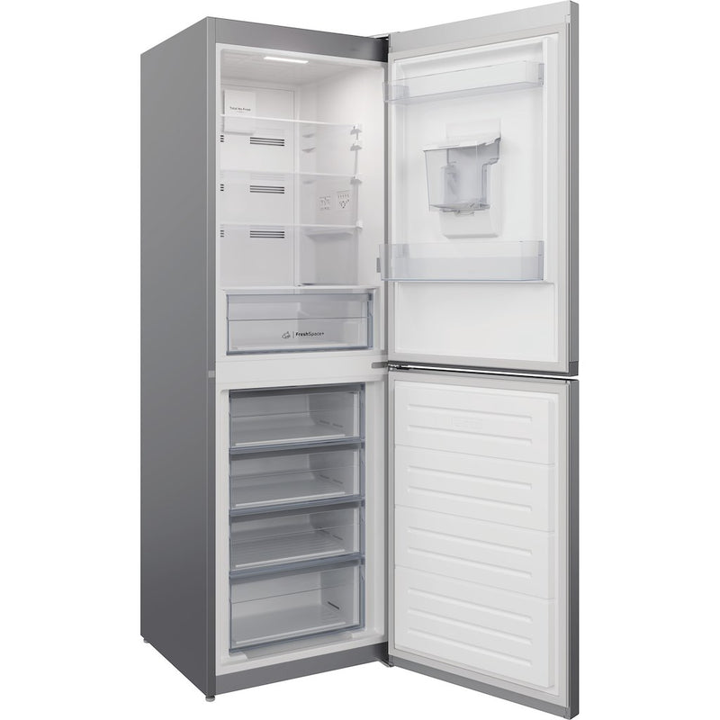 Indesit INFC850TI1SAQUA1 Freestanding Fridge Freezer - Silver (Discontinued)