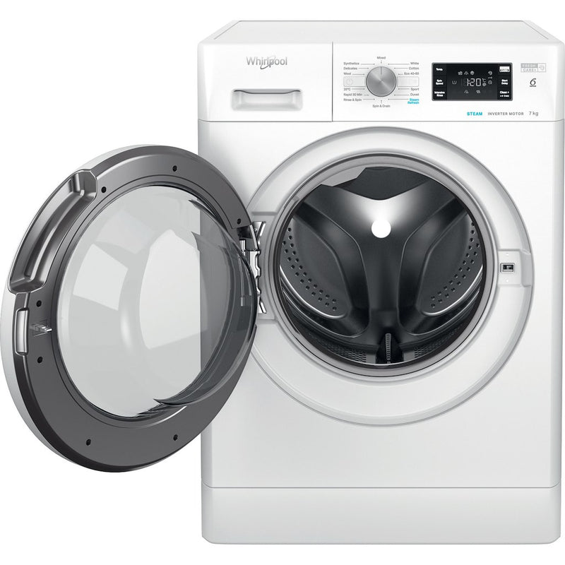 Whirlpool FreshCare FFB 7438 WV UK Washing Machine 7kg 1400rpm - White (Discontinued)