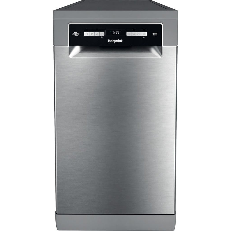 Hotpoint HSFO 3T223 W X UK N Dishwasher - Stainless Steel