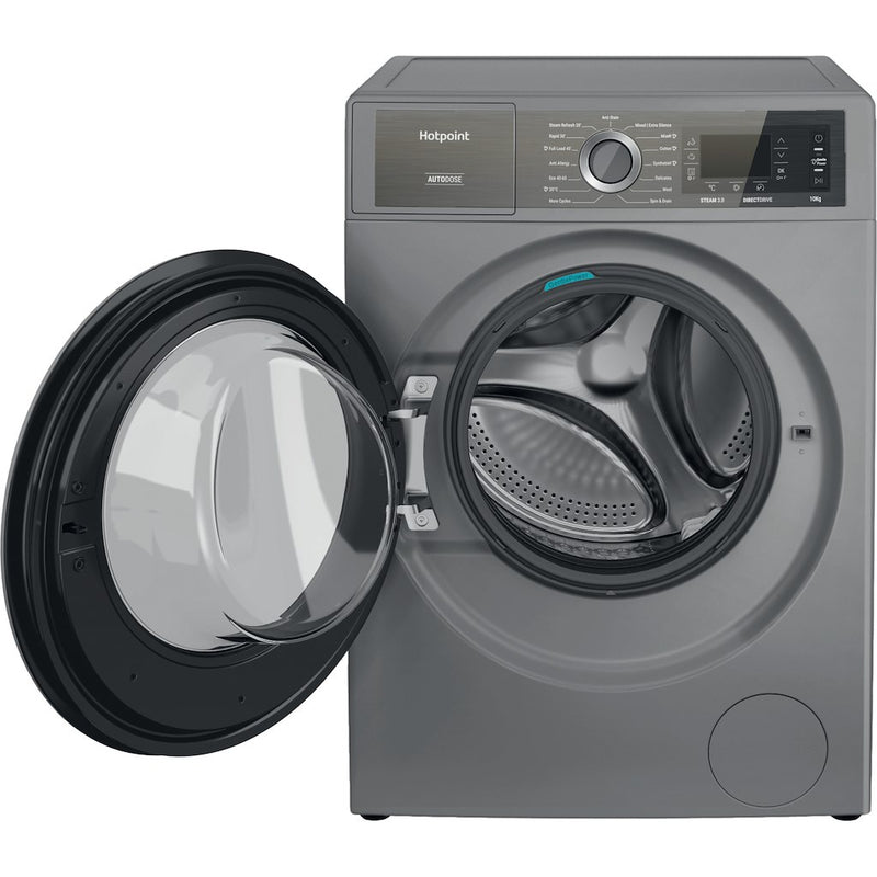 Hotpoint H8 W046SB UK Washing Machine - Silver (Discontinued)
