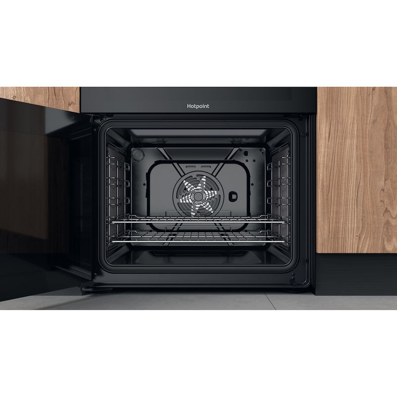 Hotpoint HDT67V9H2CB/UK Ceramic Double Cooker - Black (Discontinued)