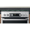 Hotpoint HDM67G9C2CX/U Electric Dual Fuel Cooker Double Cooker - Inox Thumbnail