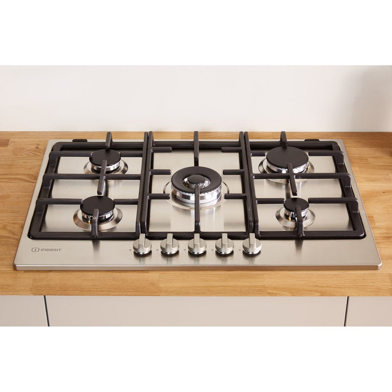 Indesit THP 751 W/IX/I Hob - Stainless Steel (Discontinued)