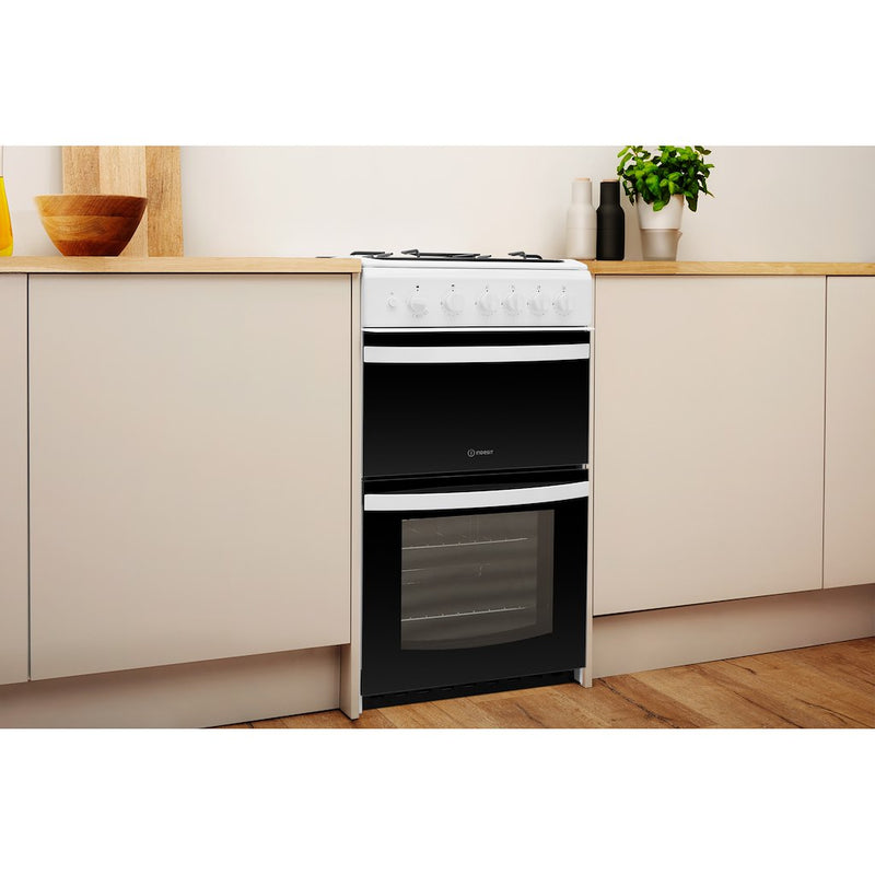 Indesit ID5G00KMW/UK Cooker - White (Discontinued)