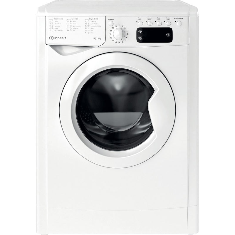 Indesit Ecotime IWDD 75145 UK N Washer Dryer 7kg Wash 5kg Dry - White (Discontinued)