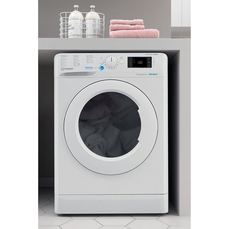 Indesit BDE96436XWVUKN Washer Dryer - White (Discontinued)