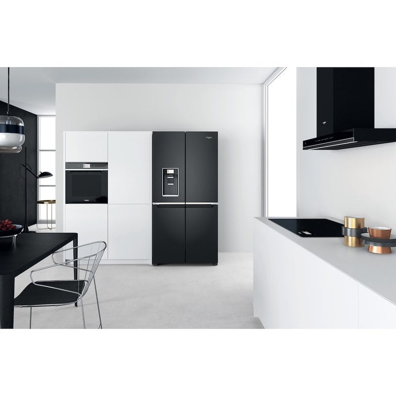 Whirlpool W Collection WQ9I FO1BX UK Fridge Freezer - Black Steel (Discontinued)