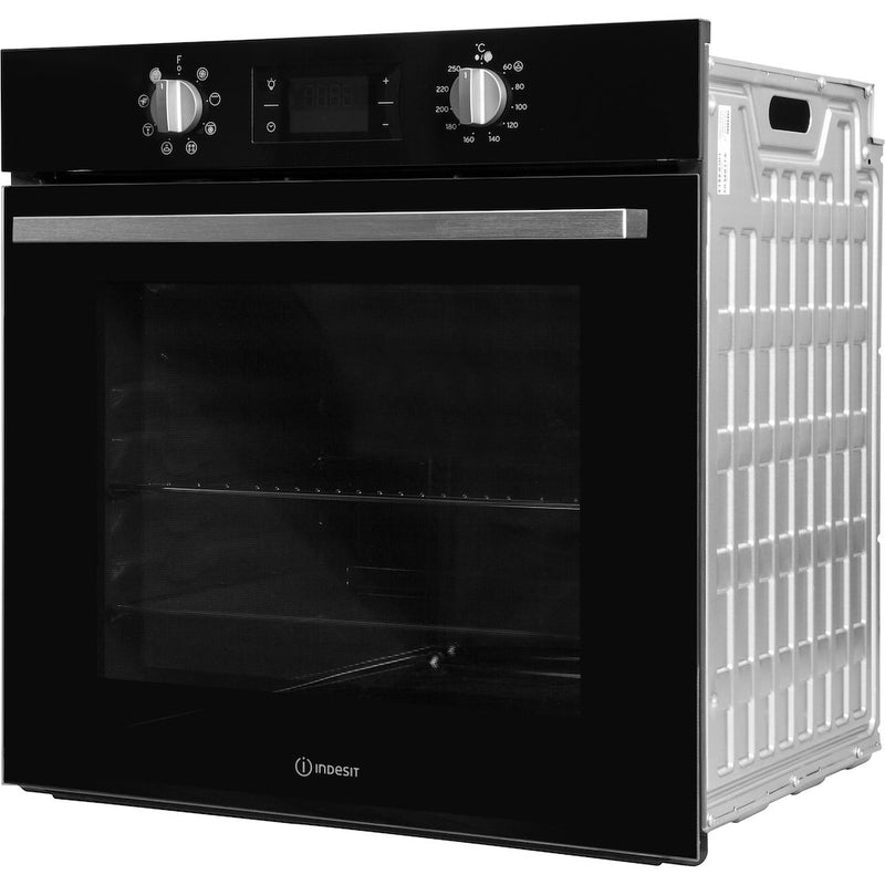 Indesit Aria IFW 6340 BL UK Electric Single Built-in Oven in Black (Discontinued)