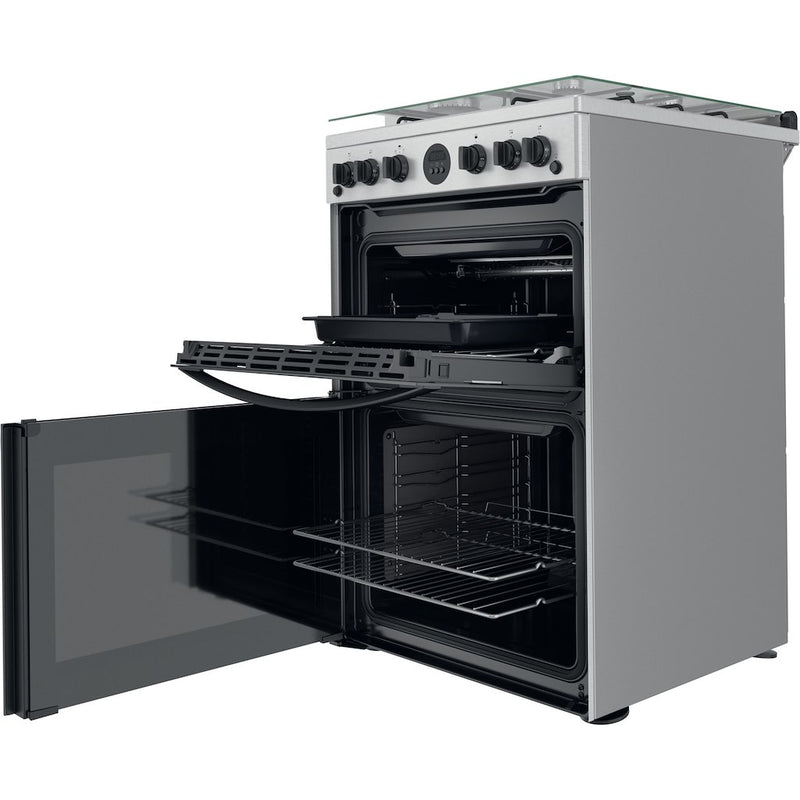 Indesit ID67G0MCX/UK Double Cooker - Inox (Discontinued)