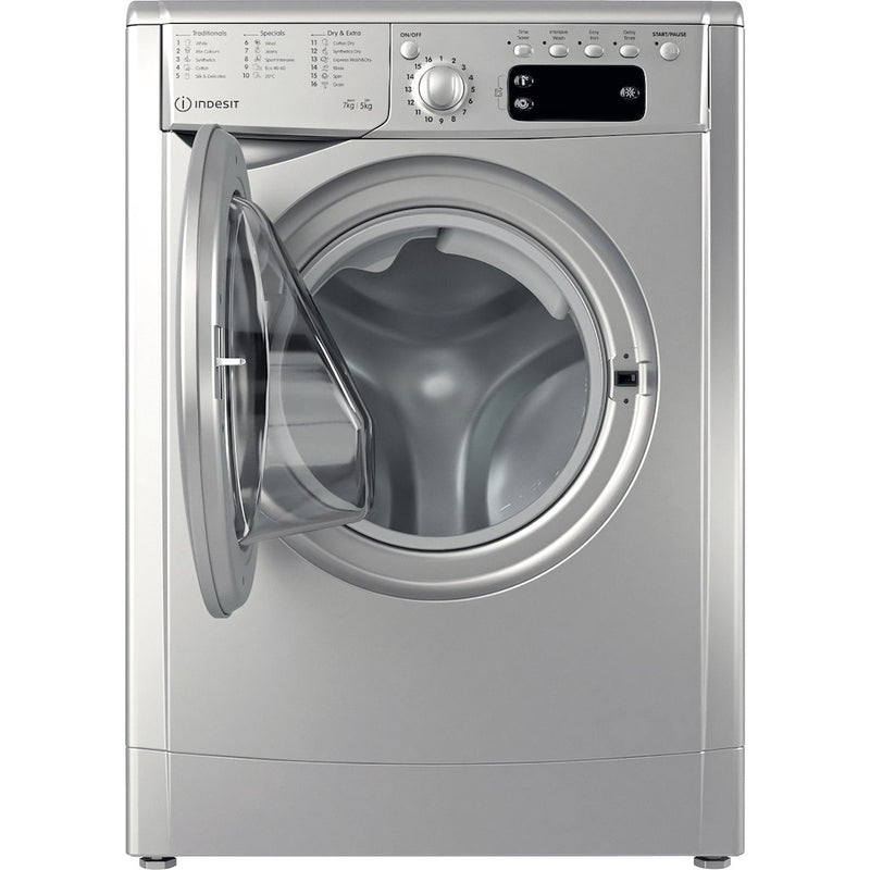 Indesit IWDD 75145 S UK N 7kg wash 5kg dry 1400 RPM Washer Dryer - Silver (Discontinued)