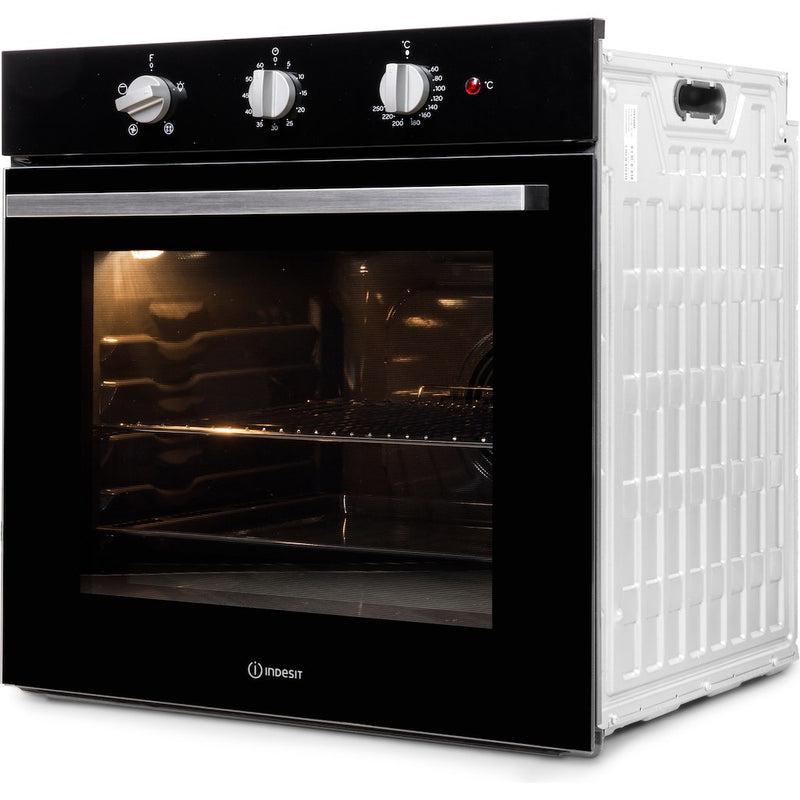 Indesit Aria IFW 6330 BL UK Electric Single Built-in Oven in Black (Discontinued)