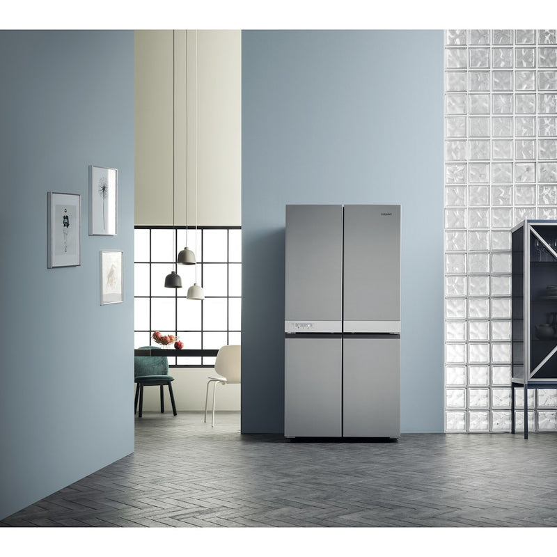 Hotpoint HQ9 B1L 1 Four Door Fridge Freezer - Stainless Steel (Discontinued)