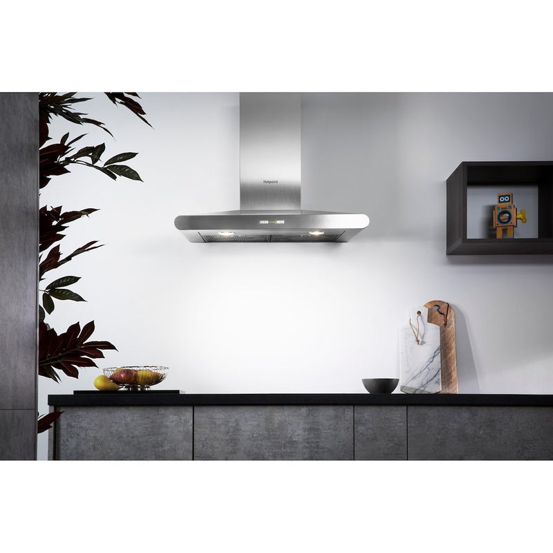 Hotpoint PHC7.7FLBIX Hood - Stainless Steel