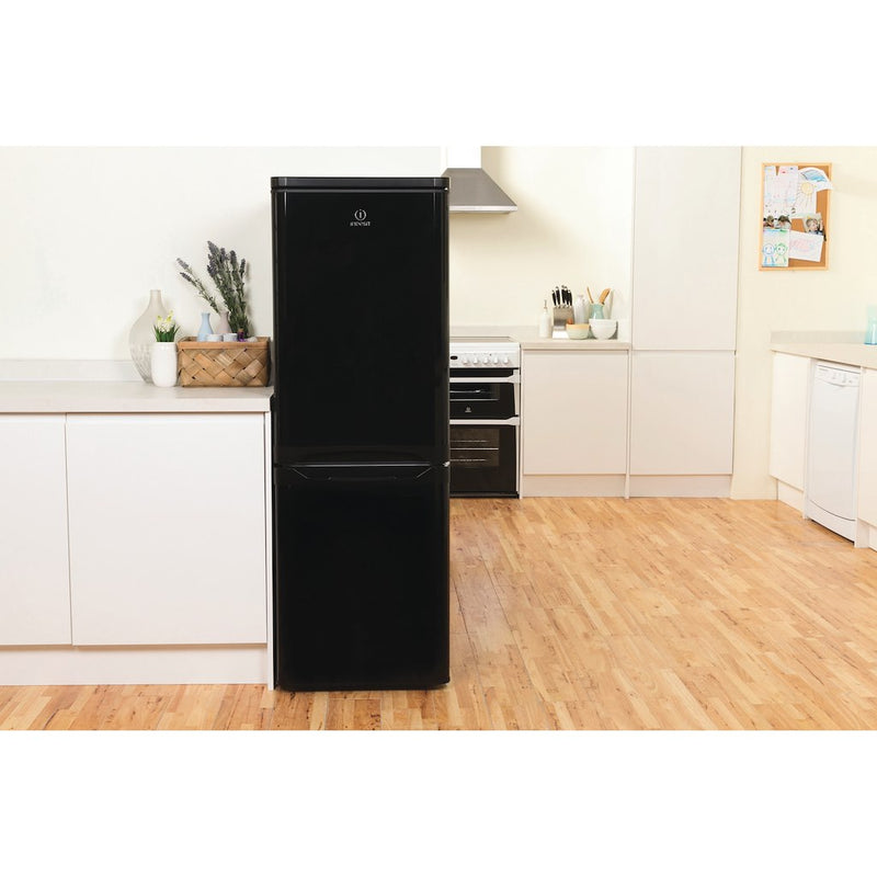 Indesit IBD5515B1 Freestanding Fridge Freezer - Black (Discontinued)