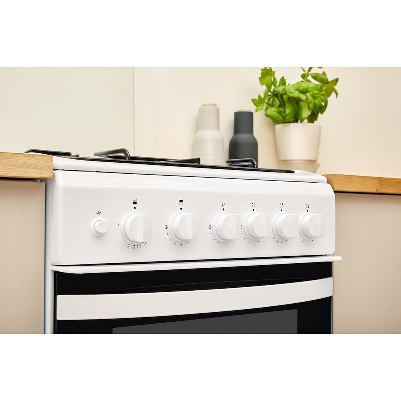 Indesit ID5G00KMW/UK /L Cooker - White (Discontinued)