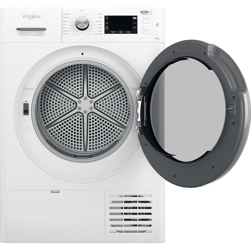 Whirlpool Heat Pump Tumble Dryer: Freestanding, 9kg - FFT M22 9X2B UK (Discontinued)