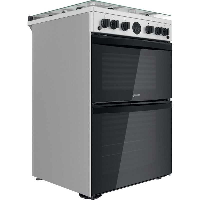 Indesit ID67G0MCX/UK Double Cooker - Inox (Discontinued)