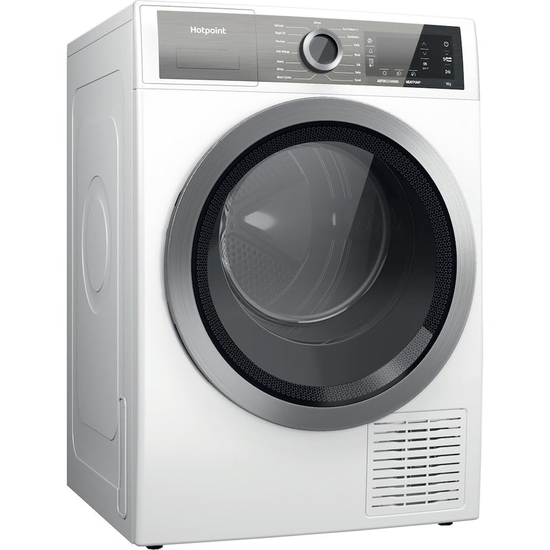 Hotpoint H8 D93WB UK Heat Pump 9kg Tumble Dryer - Freestanding White (Discontinued)