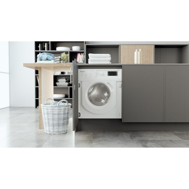 Hotpoint BI WMHG 71483 UK N Integrated Washing Machine - White - 7kg - 1400rpm