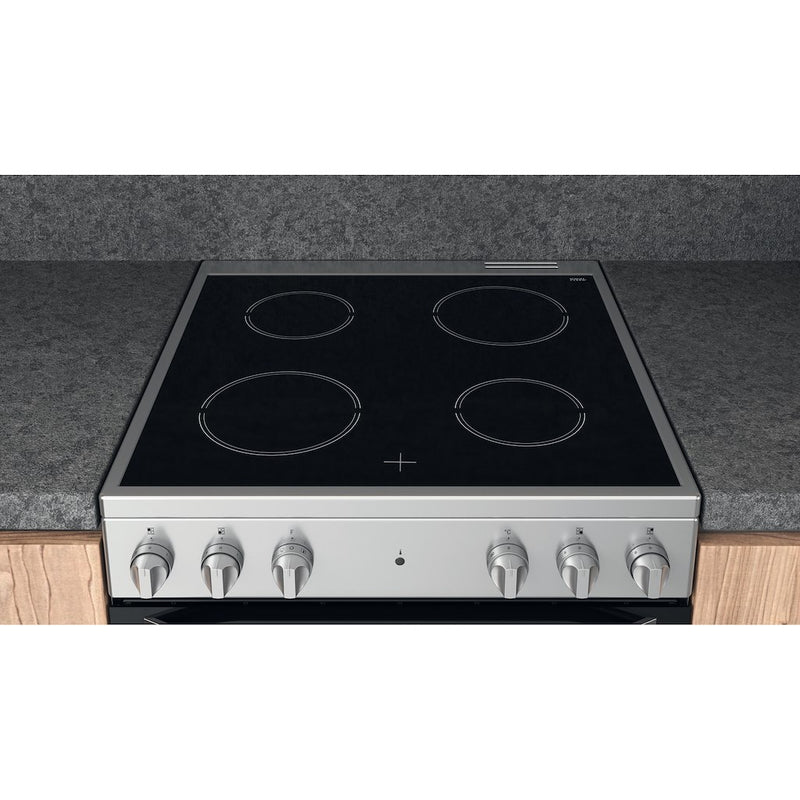 Hotpoint HS67V5KHX Freestanding Electric Cooker - Inox (Discontinued)