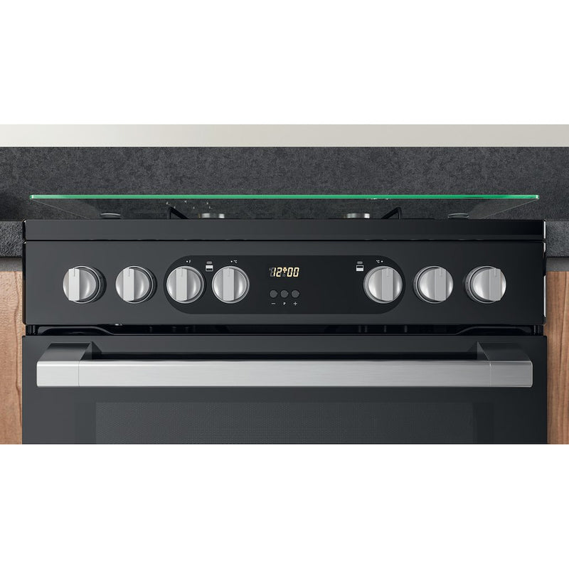 Hotpoint HDM67G9C2CSB/UK Dual Fuel Double Cooker - Black (Discontinued)
