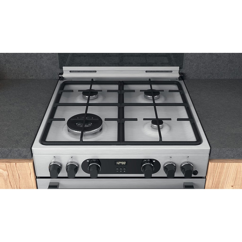 Cannon by Hotpoint CD67G0CCX/UK Freestanding Gas Cooker - Double Oven (Discontinued)