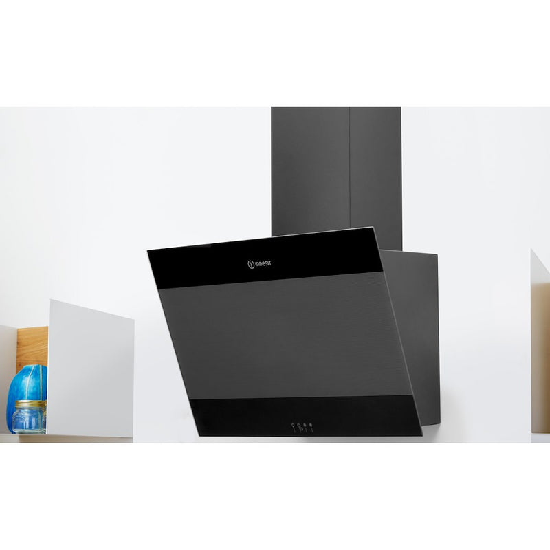 Indesit IHVP 6.6 LM K Cooker Hood in Black (Discontinued)