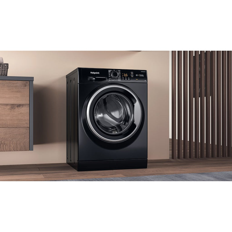 Hotpoint NSWF 944C BS UK N Washing Machine - Black (Discontinued)