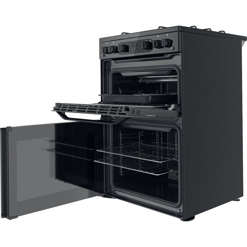 Hotpoint HDM67G0CMB/UK Double Cooker - Black (Discontinued)