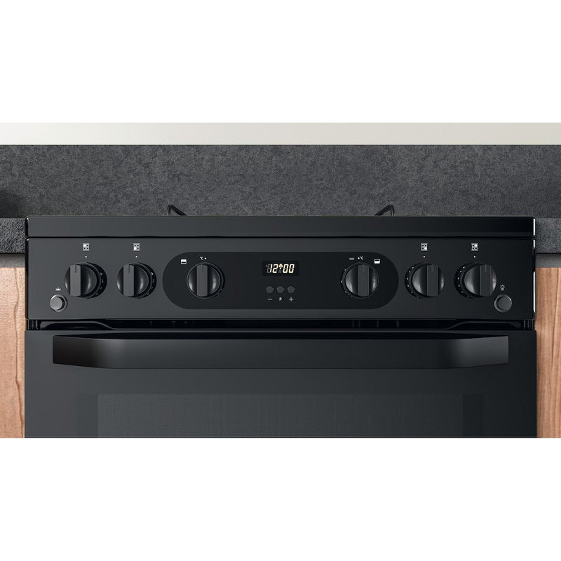 Hotpoint HDM67G0CMB/UK Double Cooker - Black (Discontinued)