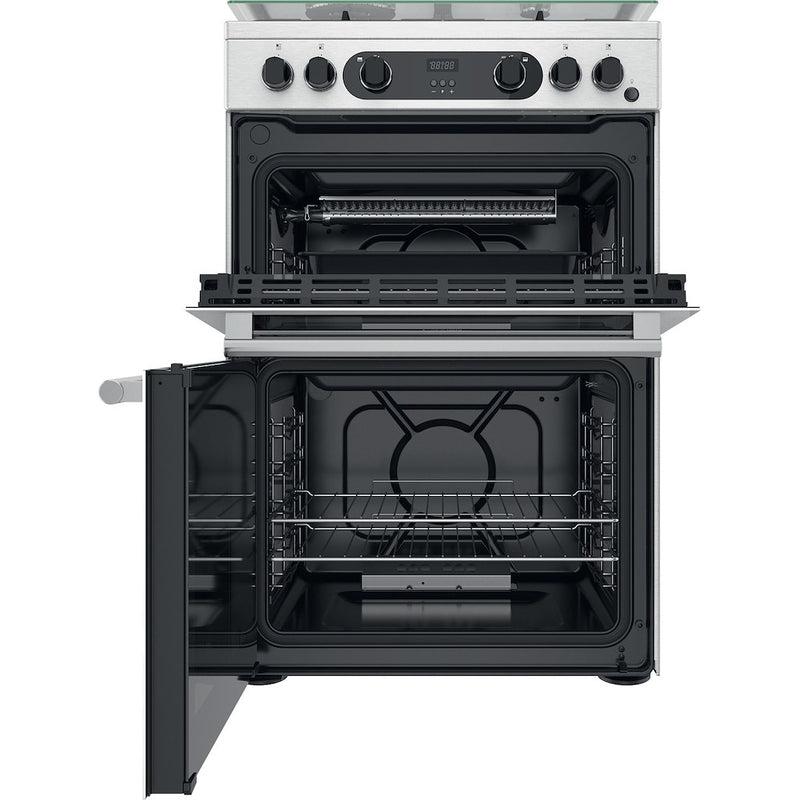 Cannon by Hotpoint CD67G0CCX/UK Freestanding Gas Cooker - Double Oven (Discontinued)