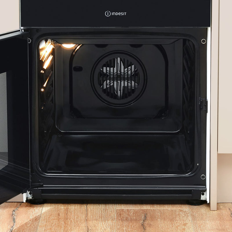 Indesit ID5V92KMW/UK Cooker - White (Discontinued)