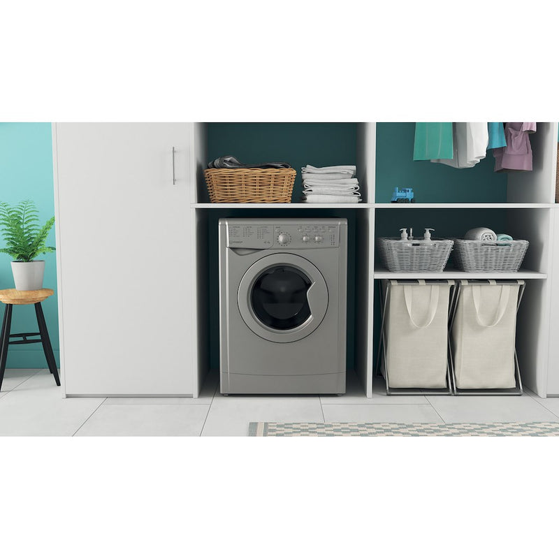 Indesit Ecotime IWDC 65125 S UK N Washer Dryer - Silver (Discontinued)
