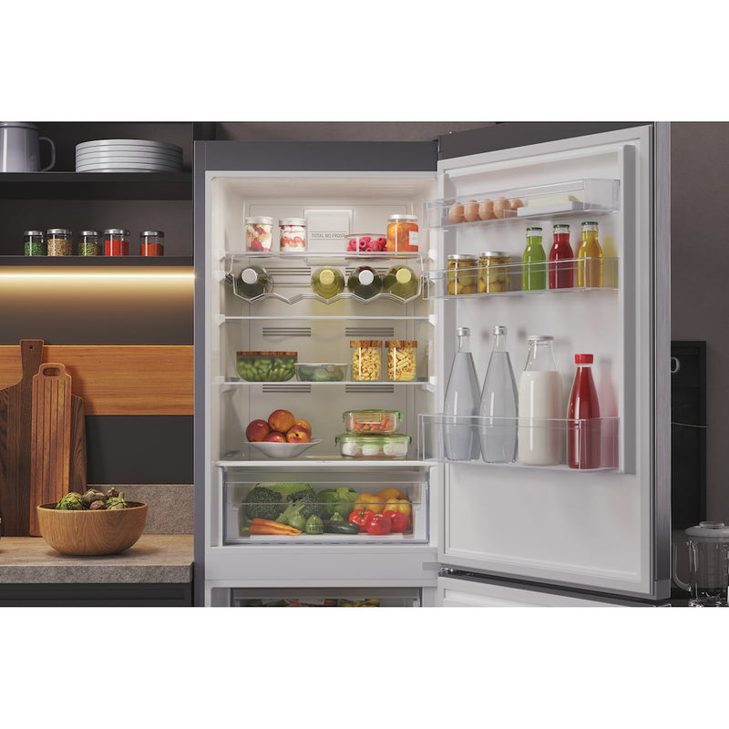Hotpoint HTFC850TI1X1 Freestanding Fridge Freezer - Inox (Discontinued)