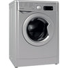 Indesit IWDD 75145 S UK N 7kg wash 5kg dry 1400 RPM Washer Dryer - Silver Thumbnail
