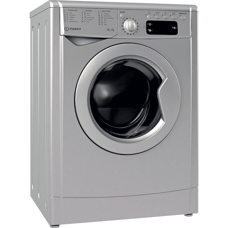 Indesit IWDD 75145 S UK N 7kg wash 5kg dry 1400 RPM Washer Dryer - Silver