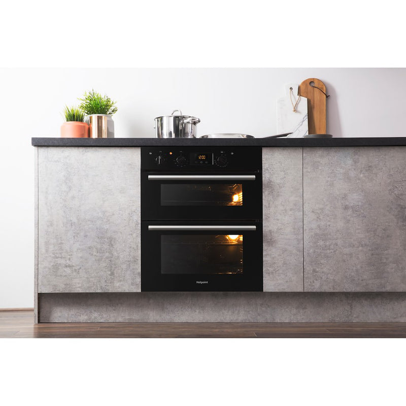 Hotpoint Class 2 DU2540 BL Built-in Double Oven - Black (Discontinued)