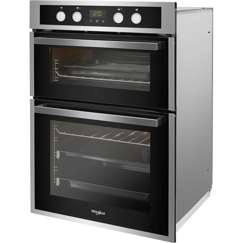 Whirlpool AKL 309 IX Built-in Double Oven in Inox and Black (Discontinued)