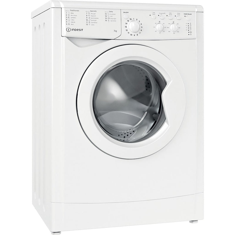 Indesit Ecotime IWC 71252 W UK N Washing Machine - 7kg - 1200rpm - White (Discontinued)