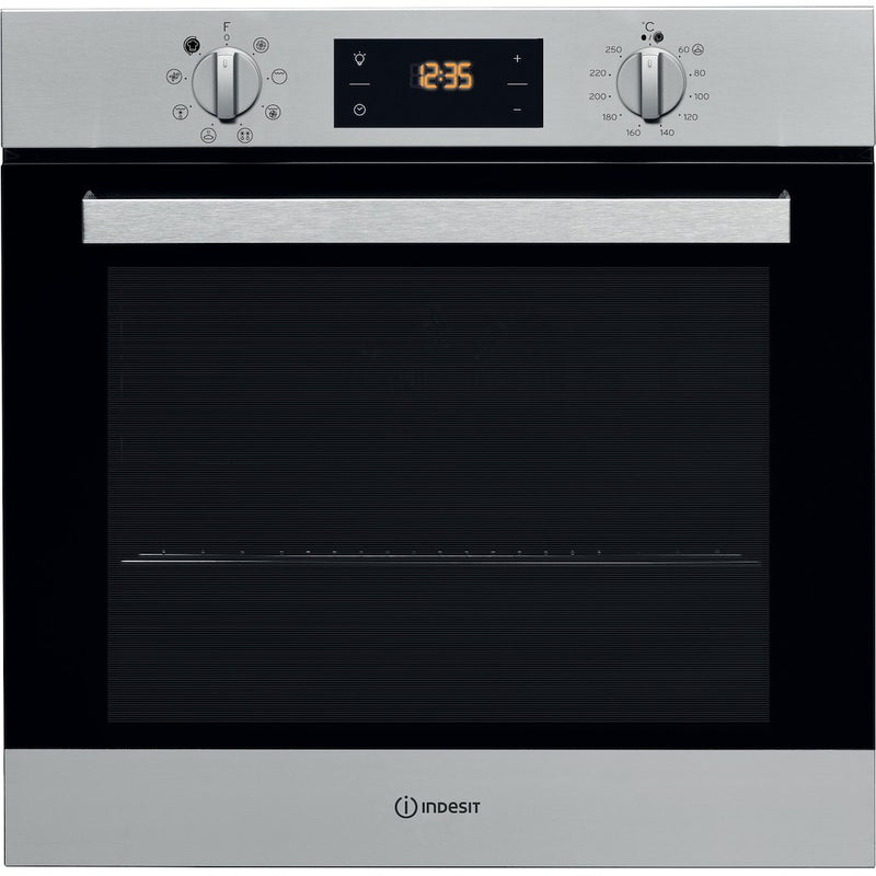 Indesit Aria IFW 6340 IX UK Electric Single Built-in Oven in Stainless Steel
