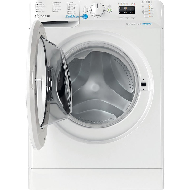 Indesit BWA 81485X W UK N Washing Machine - 8kg White (Discontinued)