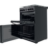 Indesit ID67G0MCB/UK Double Cooker - Black (Discontinued) Thumbnail