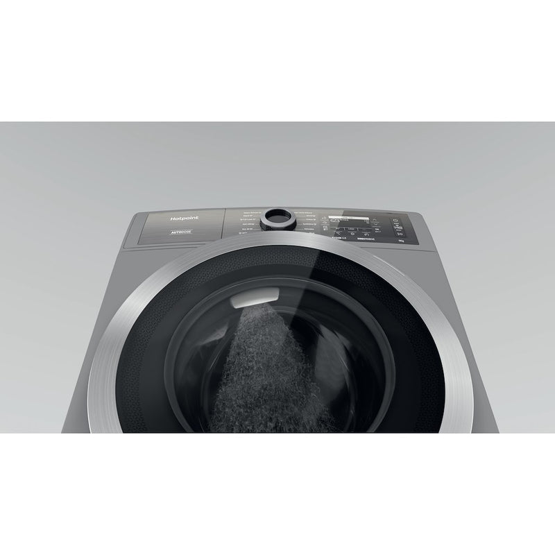 Hotpoint H8 W946SB UK Washing Machine - Silver (Discontinued)