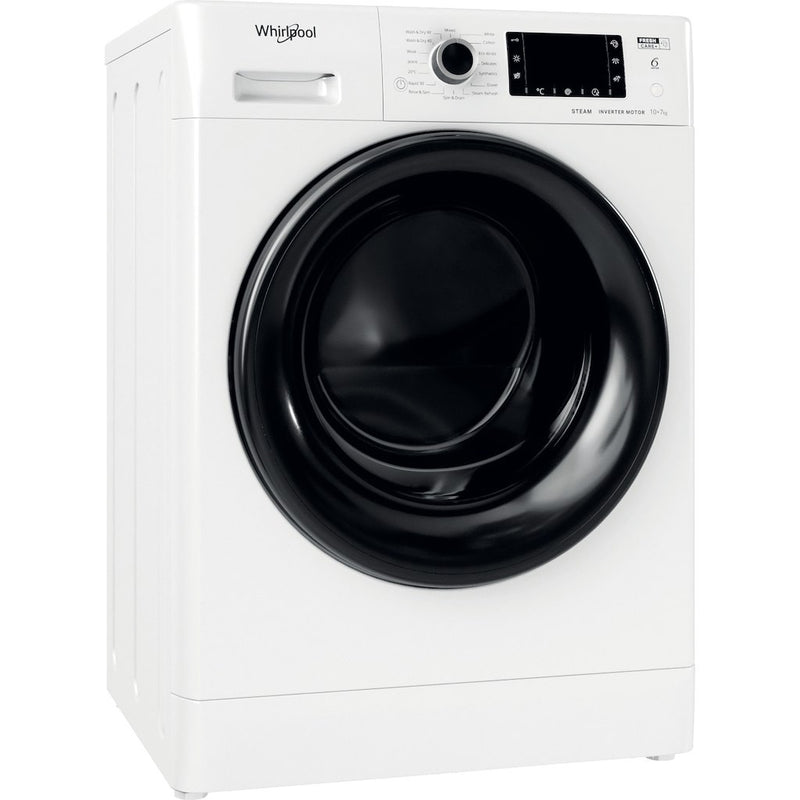 Whirlpool FFWDD1071682WBV UK N Washer Dryer 10+7kg 1600rpm - White (Discontinued)