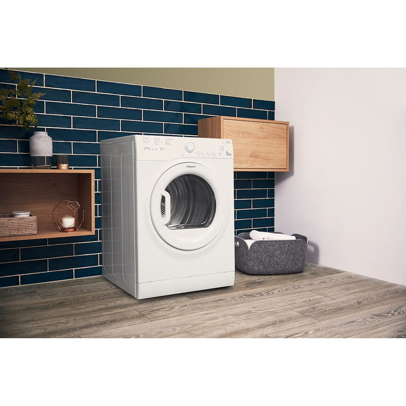 Hotpoint TVFS83CGP9 8kg Vented Tumble Dryer - White (Discontinued)